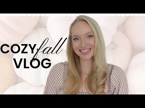 Видео: Уютный осенний видеоблог «Дома с новорожденным»: список желаний на осень, простой декор дома на о...