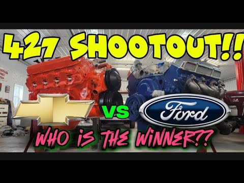 Видео: 427 Chevrolet против 427 Ford ПЕРЕБОР! / Что лучше? / Битва Ford против Chevy