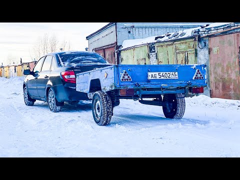 Видео: Обзор прицепа КМЗ 8119