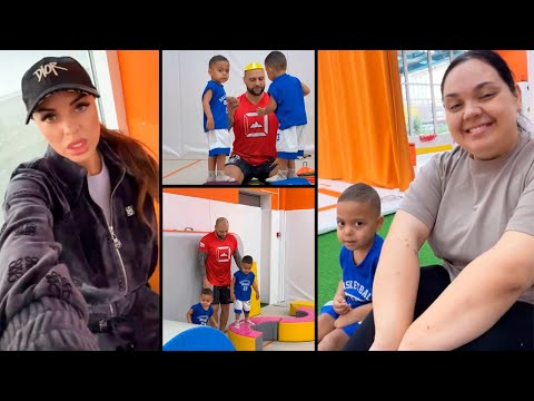 Видео: Юлия Ефременкова показала как проходит тренировка Кристиана и Даниэля в спорт зале