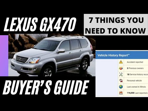 Видео: РУКОВОДСТВО ПОКУПАТЕЛЯ LEXUS GX470 — 7 вещей, которые вам нужно знать