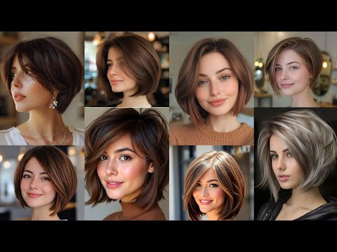 Видео: Самые красивые и шикарные идеи коротких стрижек и причесок / трендовые короткие стрижки 2025 года