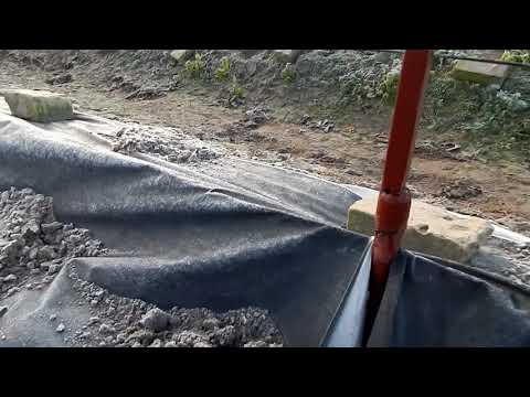 Видео: Укрытие виноградника.Защита от мышей. Сезон закончен.