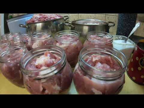 Видео: Паровой автоклав wein свиная тушенка на пару.