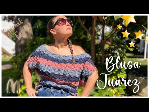 Видео: Твоя Новая Любимая Блузка Крючком! Blusa Juárez — Очень Просто и Красиво 🧶💫