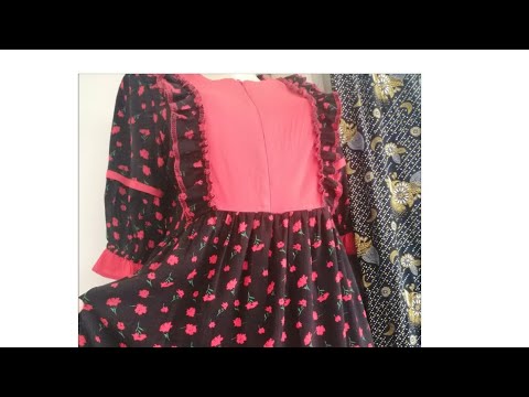 Видео: Куйлак Лозим бичиб тикамиз Шьём платье. We sew a dress