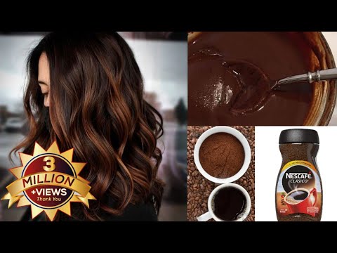 Видео: Окрашивание волос естественным образом в блестящий коричневый цвет с первого применения, эффективно💯