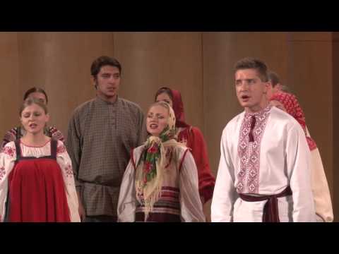 Видео: Народный хор РАМ им. Гнесиных "Глухой неведомой тайгой"