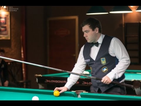 Видео: Отличная игра в бильярд 2015. Абрамов - Паламарь