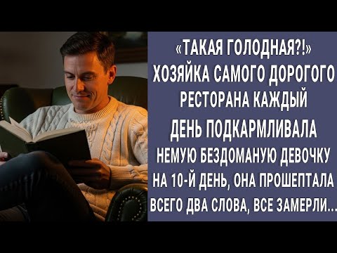 Видео: Хозяйка ресторана 9 дней кормила немую бездомную малышку. На 10-й день она сказала это, все замерли