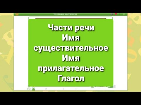 Видео: Части речи