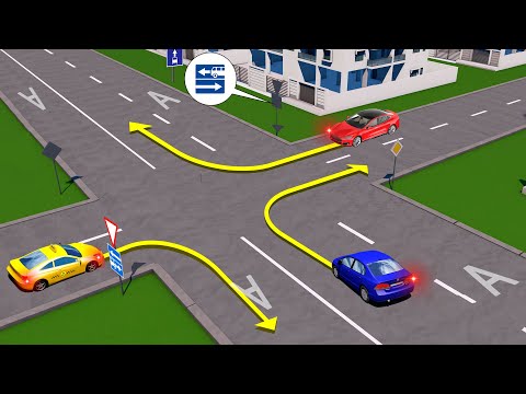 Видео: Кто из водителей двигаясь по выбранной траектории нарушает правила?