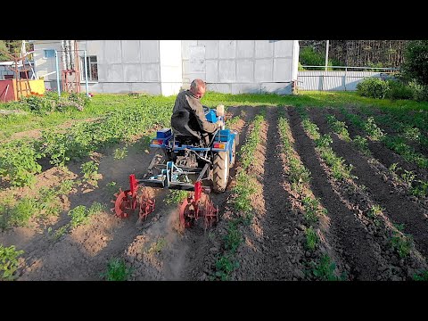 Видео: Ротационные бороны - ежи / проводим испытание