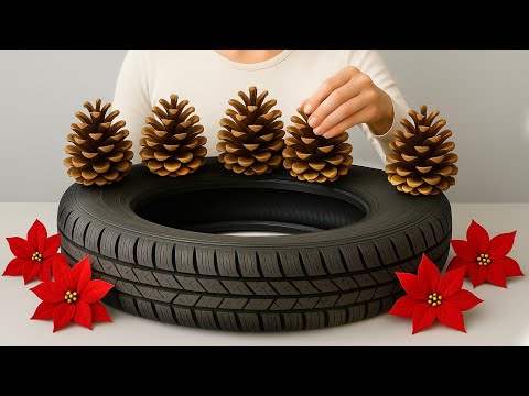 Видео: НЕ ВЫБРАСЫВАЙТЕ СТАРЫЕ АВТОШИНЫ и шишки! 2 НЕВЕРОЯТНЫЕ ИДЕИ ДЛЯ САМОДЕЛКИ