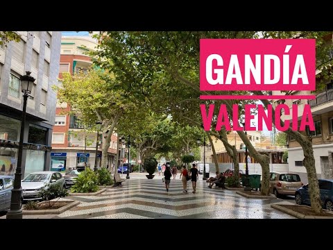 Видео: # 409 Gandia. Comunidad Valenciana. Гандия. Валенсия. Город На Средиземном море. Провинция Валенсия