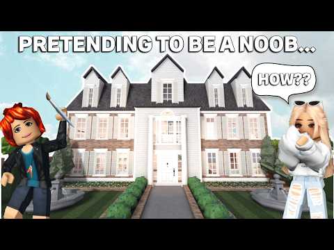 Видео: Я притворялся нубом, но построил ей особняк в Блоксбурге