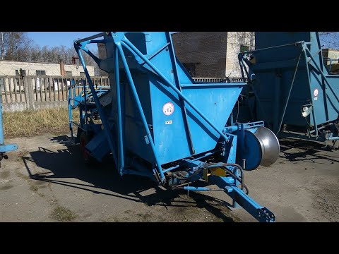 Видео: Комбайн однорядный овощной Болко Z 643