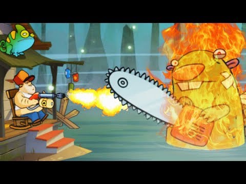 Видео: Swamp Attack ЖАРИМ ЗЛЫХ БОБРОВ! Атака Болотных Монстров