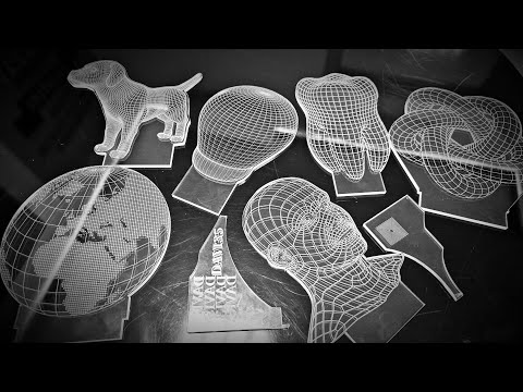 Видео: Акриловый светильник за 90 секунд🫣