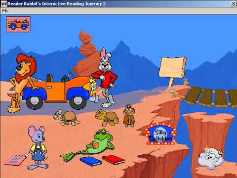 Видео: Игровой процесс интерактивного чтения Reader Rabbit's Interactive Reading Journey 2 (бонусная часть)