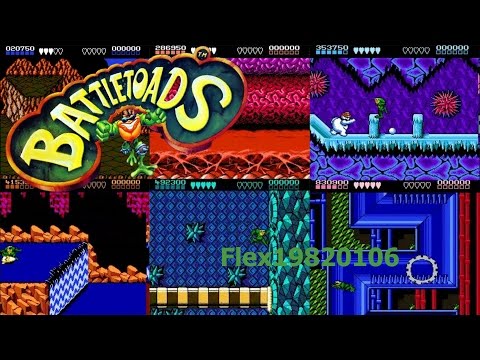 Видео: Battletoads на NES full walkthrough [1]
