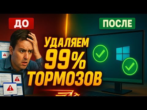 Видео: Удаление 99% ТОРМОЗОВ в Windows за 5 мин или самая быстрая настройка Windows после установки!