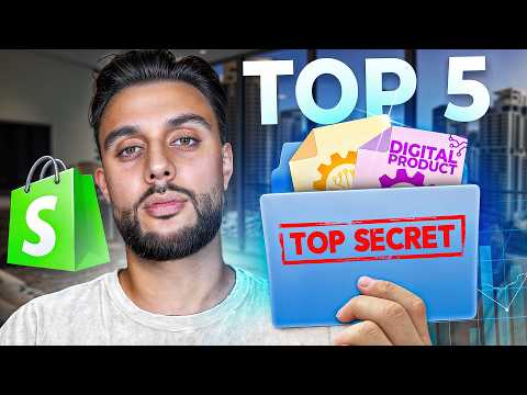Видео: Пять самых популярных цифровых товаров для продажи в 2026 году (дропшиппинг на Shopify)