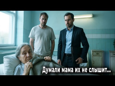Видео: Сыновья делили квартиру матери и выбирали дом престарелых, но когда в палату зашла она побледнели