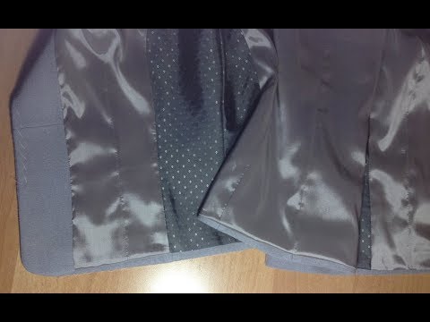 Видео: Соединение подклада в жакете