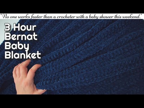 Видео: Узоры крючком из пряжи для одеял Bernat [ЛЕГКОЕ РУКОВОДСТ...