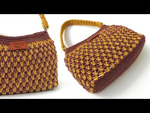 Видео: СОВРЕМЕННЫЙ УРООК ПО ВЯЗАНИЮ СУМОК КРЮЧКОМ, ПРОСТОЙ ДЛЯ НАЧИНАЮЩИХ