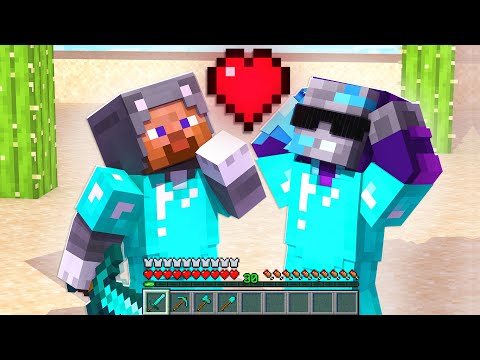 Видео: Майнкрафт, но ХП и ГОЛОД на ДВОИХ! Грифер Шоу с Нуля