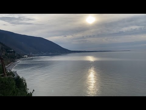 Видео: Как выглядит Абхазия в декабре
