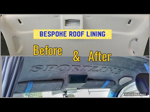 Видео: Изготовленная на заказ обивка потолка для моего VW Transporter