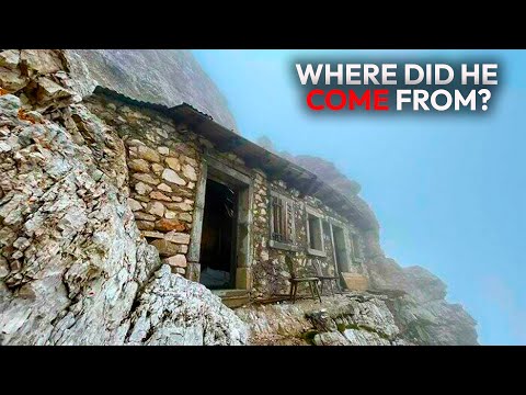 Видео: Альпинисты нашли дом на склоне горы, а затем заглядывают внутрь...