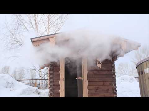 Видео: Банная печь периодического действия, с прямым нагревом камней до малинового свечения тест цена 2 ч.