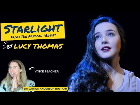 Видео: Чистый вокал! Реакция преподавателя вокала на песню Люси Томас — Starlight (Рози)