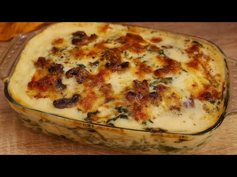 Видео: Невероятно вкусная, сливочная лазанья из запечённой тыквы и шпината! Простой рецепт 😍