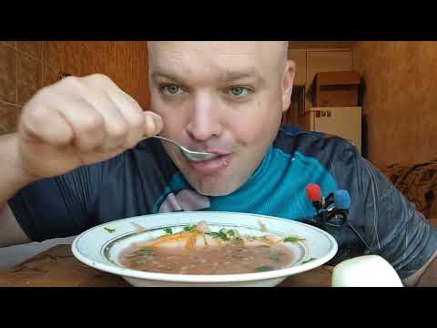 Видео: ОБЖОР две тарелки баланды/мукбанг утренний