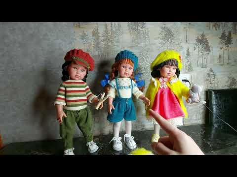 Видео: Куклы Llorens 42 см(новые образы, пряжа.)