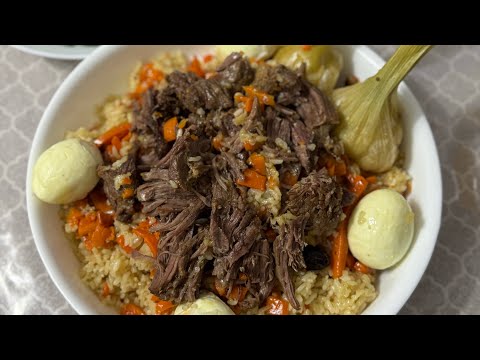Видео: МУЖ ГОТОВИТ НАСТОЯЩИЙ УЗБЕКСКИЙ ПЛОВ.  ЭТО ООООЧЕНЬ ВКУСНО.