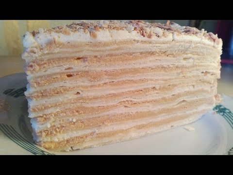Видео: Торт "Крепвиль". Наполеон отдыхает.