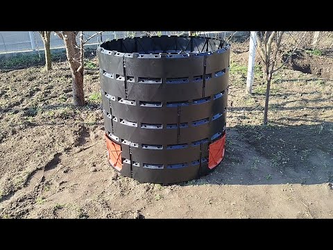Видео: Обзор и установка садового компостера.