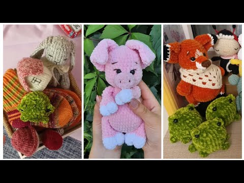 Видео: Горе -блогер) / игрушки спицами / незаконченные работы совместников