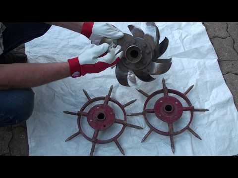 Видео: SUPER!!!Колеса ежи на легкий МБ!(ОБЗОР) Wheel spikes on a light walk-behind tractor!عجلات القنفذ