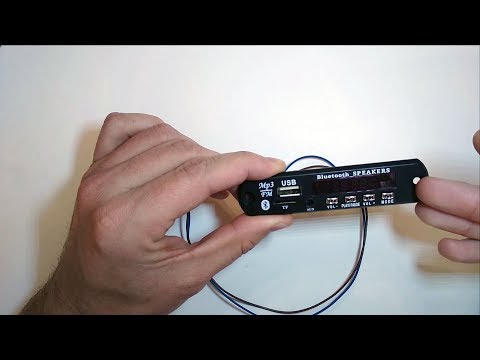 Видео: Просто и 100% убираем шум, писк, фон модуля Bluetooth! Встраиваемый Модуль MP3 Bluetooth, USB, TF.