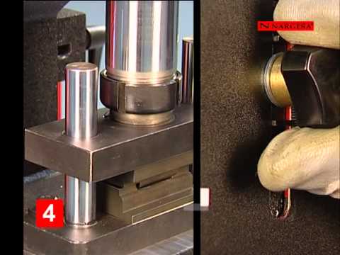 Видео: Гидравлический пробивной пресс NARGESA MX340G