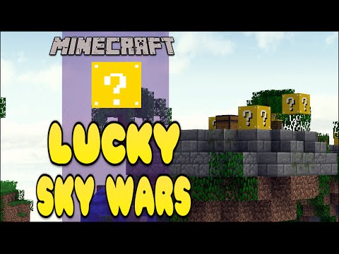 Видео: Minecraft: Lucky Block Sky Wars - Чувствам се Късметлия (Modded Minigame)