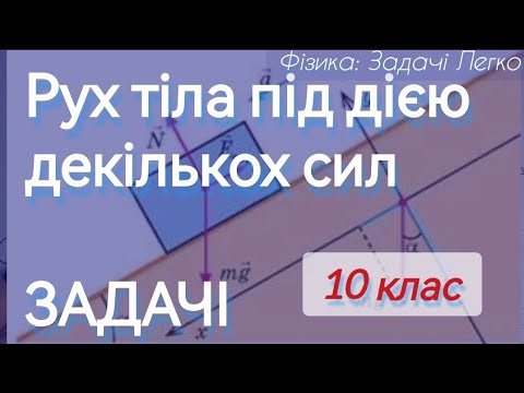 Видео: РУХ ТІЛА ПІД ДІЄЮ КІЛЬКОХ СИЛ | Фізика : Задачі Легко #фізиказадачі  #динаміка