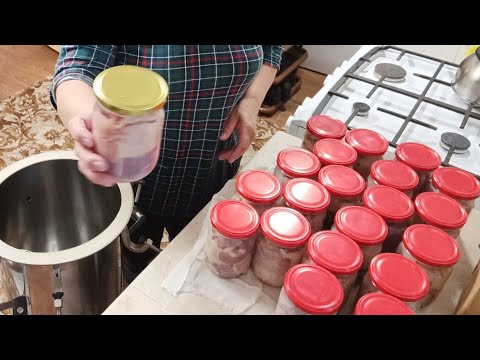 Видео: Делала куриную тушенку 🥫 )) Ездили на Чаепитие к внучке 😄👍!!!